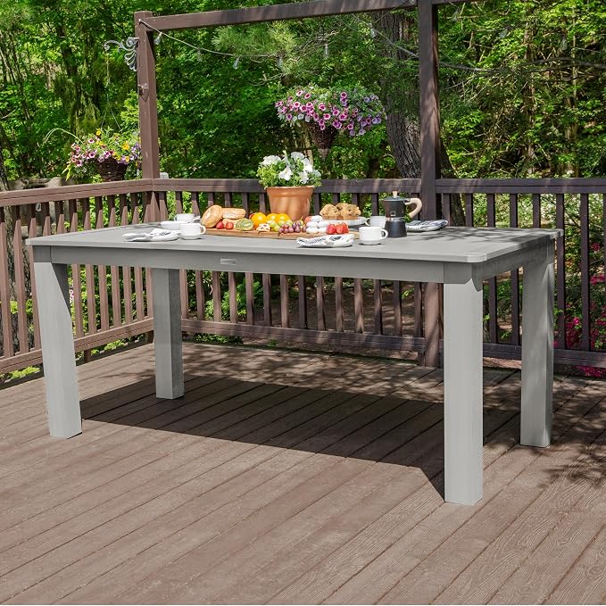highwood Rectangular 42" x 84", Harbor Gray Dining Table, Counter Height