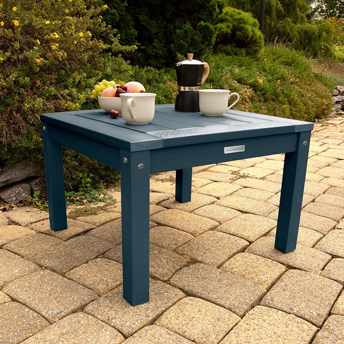 highwood AD-DSST1-FBE Adirondack Side Table, Federal Blue