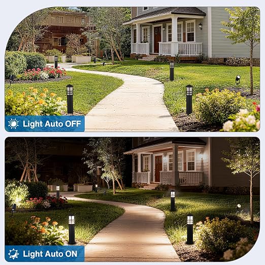 SUNVIE 200W Low Voltage Transformer with 3 Zone, Photocell Sensor & Timer | 120V to 12V/14V AC Landscape Transformer, 304 Stainless Steel, Circuit Protection, for Garden Lights Path Lights Spotlights