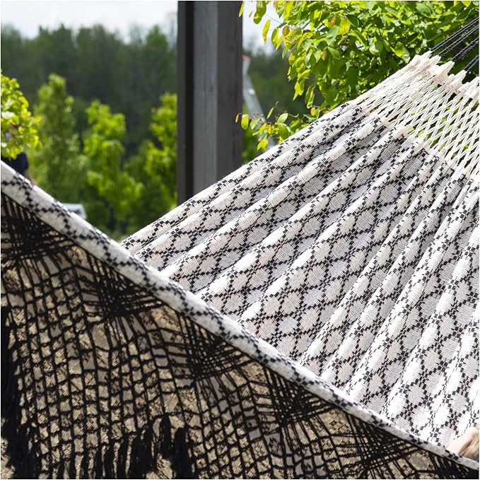 Vivere Authentic Brazilian Cotton Hammock - 450 lb Capacity (Luxo)