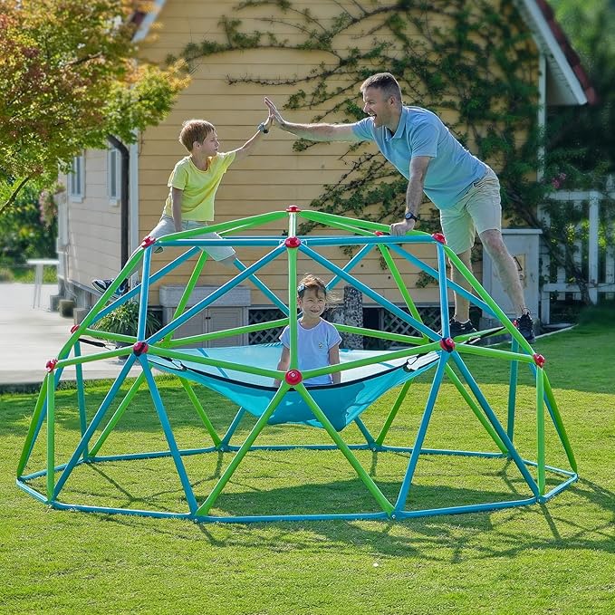 Zupapa Dome Climber Hammock, Climbing Dome Hammock Fit for 10FT Jungle Gym, Interesting Dome Climber Accessories for Kids, Holds 350 lbs, (Hammock Only)
