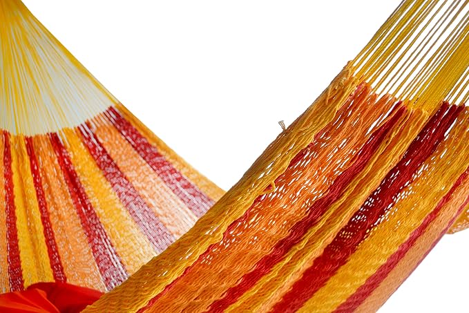 HAMMOCKS RADA - Super Cotton Thicker String - Mayan Style (Sunset Color)