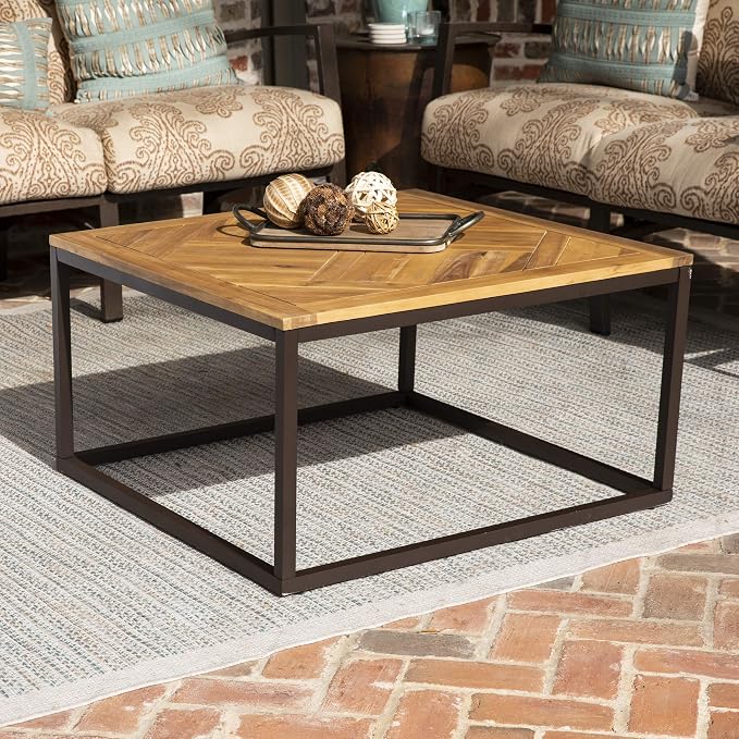 Generic Outdoor Coffee Table, Black