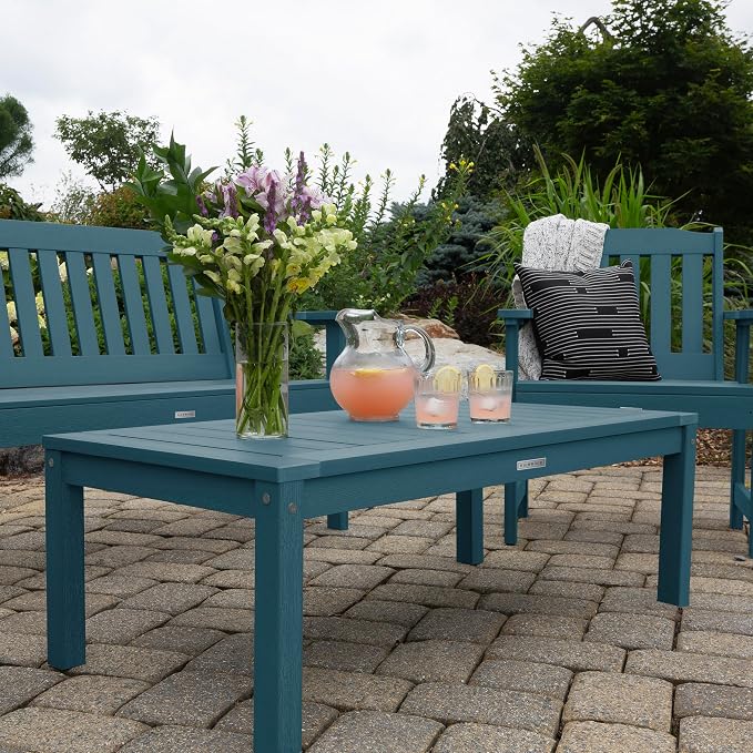 Highwood AD-DSCT1-NBE Adirondack Coffee Table, Nantucket Blue