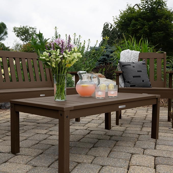 highwood AD-DSCT1-ACE Adirondack Coffee Table, Weathered Acorn