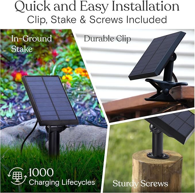 Brightech Ambience Hybrid Outdoor String Lights - Dual Plug and Solar Powered Waterproof LED Light String for Outside - 48 Ft, Soft White Edison Bulbs, for Camping, Patio, Cafe, Yard, Porch