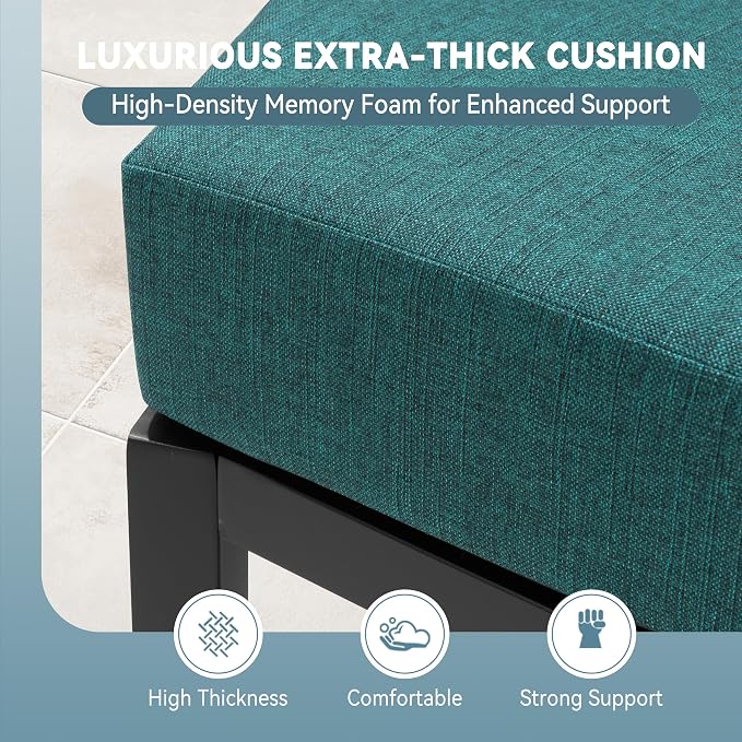 Crestlive Curved Patio Furniture Set, Modular Half Moon 4-Seater Sofa with Round Coffee Table, Aluminum Outdoor Sectional with 4.3" Cushions, All-Weather Couch for Backyard, Deck, Porch, Poolside