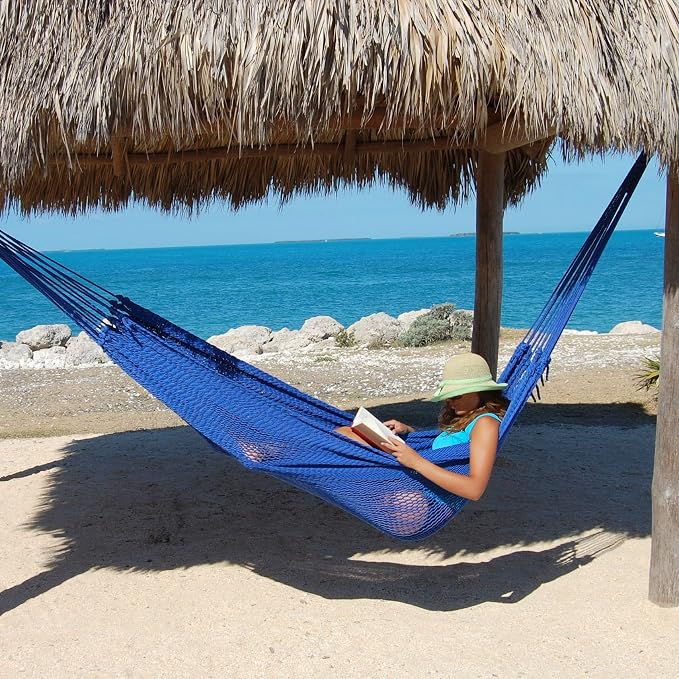 Double Mayan Hammock (Dark Blue)
