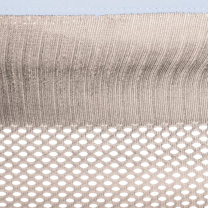 Vivere Double Polyester Mesh Hammock - 400 lb Capacity (Sand/Sky)