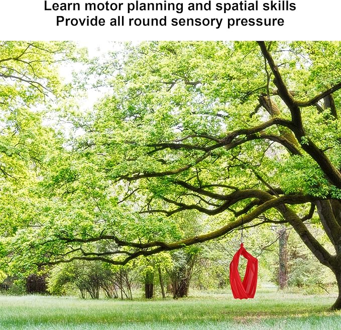 Stretch Hammock, Portable Hammock, Cam Hammock, Hammock Cam Aries for Outdoor, Indoor (Red)
