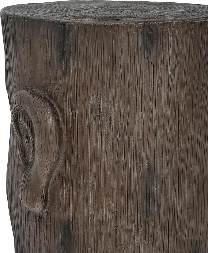 Christopher Knight Home Myan Concrete Outdoor Side Table, MGO Moai Statue Pedestal End Table, Small Coffee Table for Patio Garden, Easter Island Moai Outdoor Plant Stand for Balcony Yard Lawn, Grey