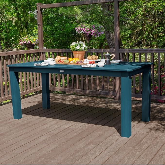 Highwood Rectangular Dining Table, Counter Height, Nantucket Blue