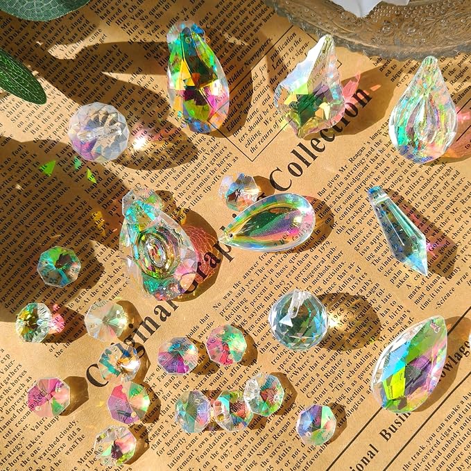 228pcs Sun Catcher Kits for Adults, DIY Arts and Crafts for Women | Prism Crystal Suncatchers Indoor Window Hanging Ornaments Decor for Home Gifts for Mother Wife Daughter