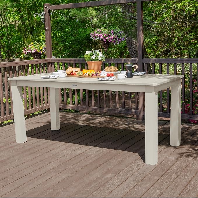 Highwood Rectangular Dining Table, Counter Height, Whitewash