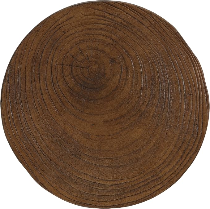 Patio Side Table, Square, Natural Wood Grain