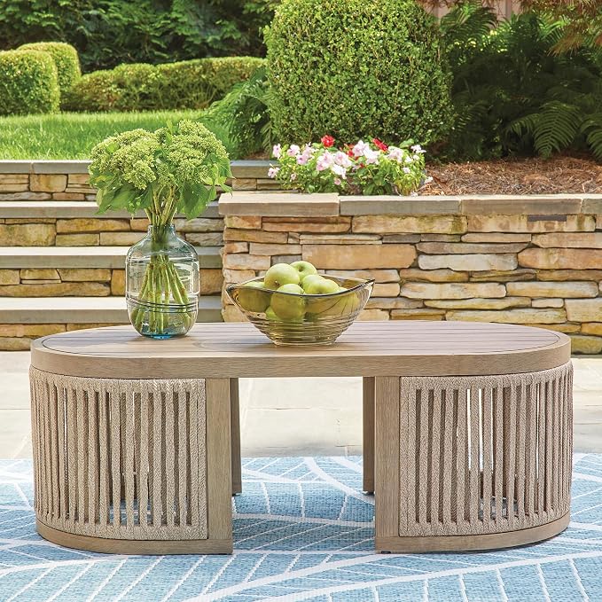 Serena Shores - Rectangular Cocktail Table - Beige