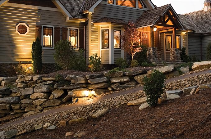 Nuvo 62-1205 Outdoor Landscape Spotlight, Waterproof LED Fixture, Yard Flood Light, 6.25-Inch Bronze, 3000K Warm White, 900 Lumens, 120V, Die-Cast Aluminum