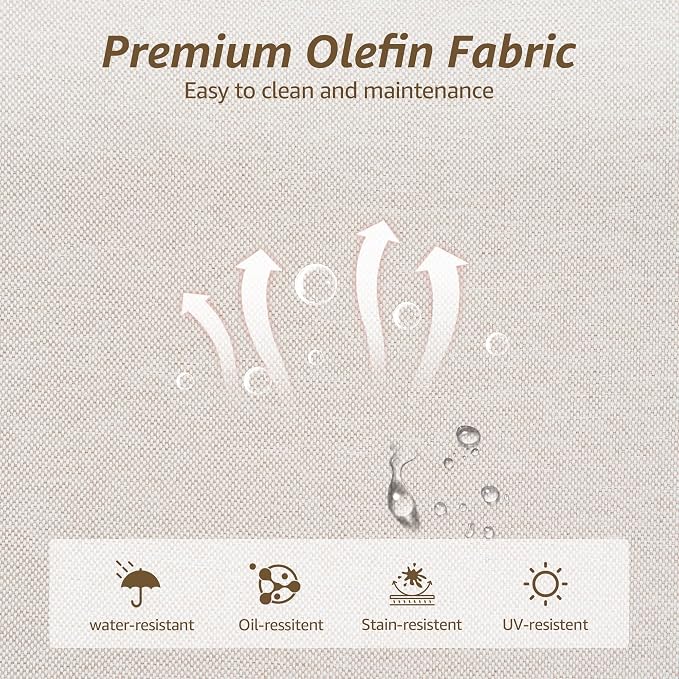 NATURAL EXPRESSIONS 4 Piece Patio Furniture Set, Vintage Metal Outdoor Conversation Set with High Back Swivel Rocking Chairs, 3 Seater Sofa Chairs for Balcony, Porch
