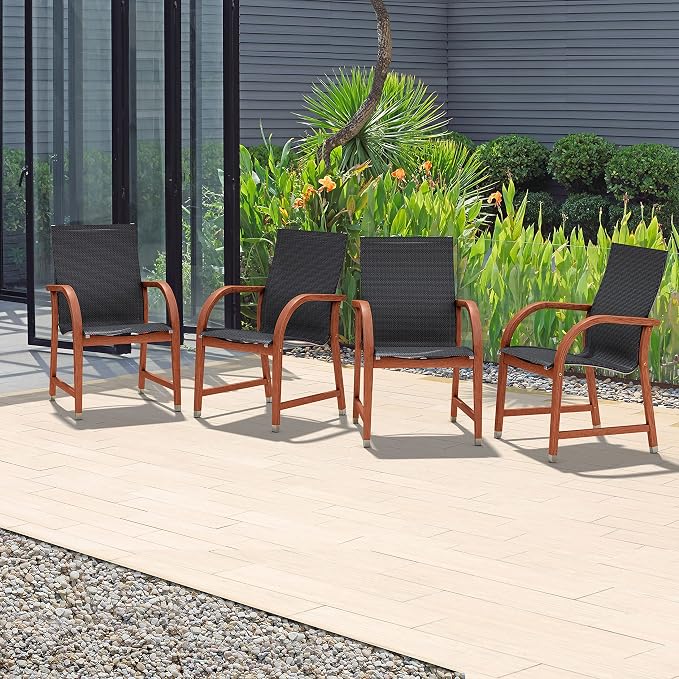Amazonia 7-Piece Eucalyptus Rectangular Dining Set