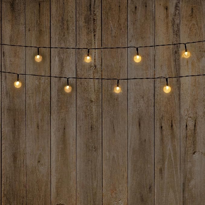 Ideaworks Solar LED Globe String Lights (50 LED Lights)