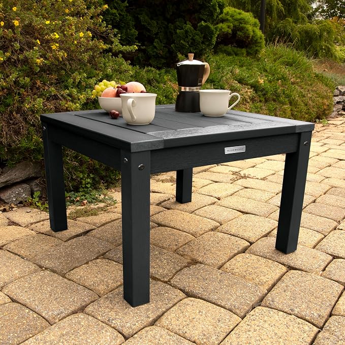 highwood AD-DSST1-BKE Adirondack Side Table, Black