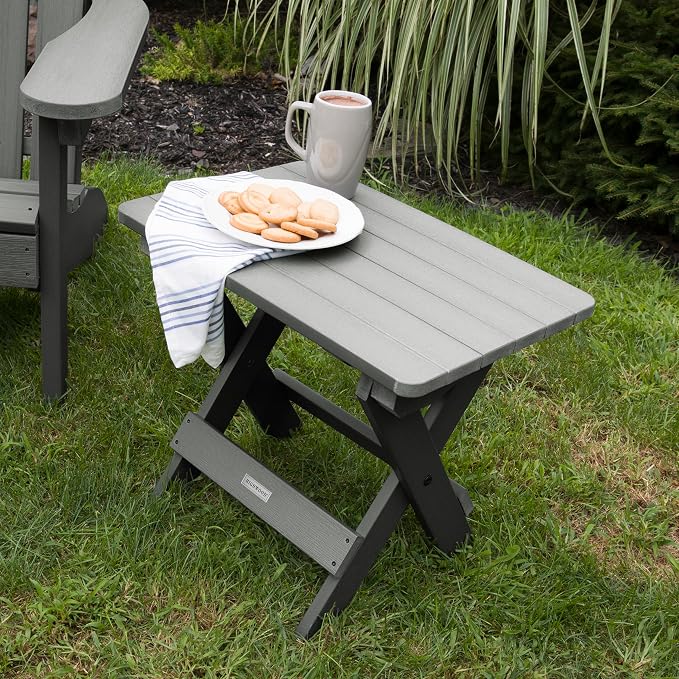 highwood Folding Adirondack Side Table, Coastal Teak