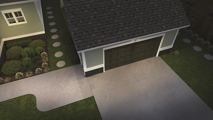 Lithonia Lighting HomeGuard 2-Light LED Outdoor Flood Lights, Wall or Ceiling Mount Outdoor Lights, 4000K Cool White, Round Heads, White (HGX LED 2RH 40K 120 WH M2)