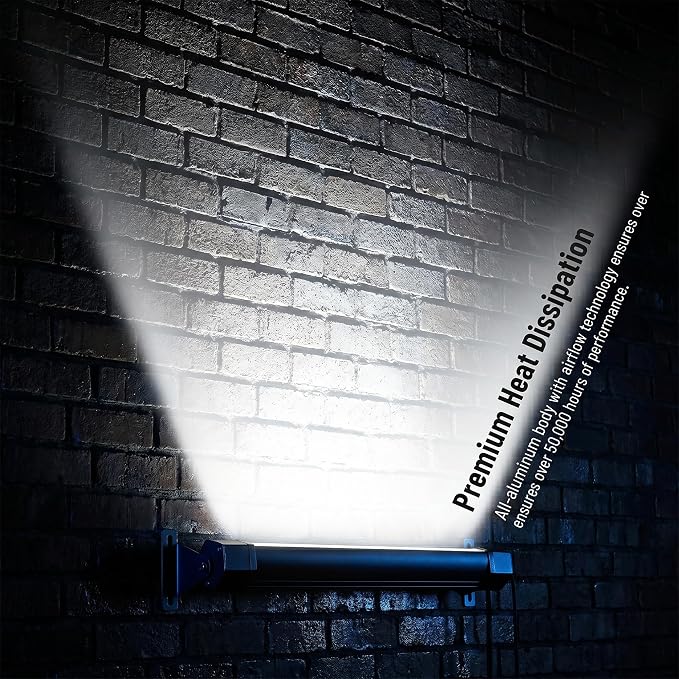2Pack 36W Wall Washer Light 2FT 4000K 120V IP67 Waterproof Plug-in | Outdoor LED Light Bar,Lifespan 50K Hr,150° Adjustable,Studio Lighting,Retail Display Lighting,Concert or Band,Bridges,Stage