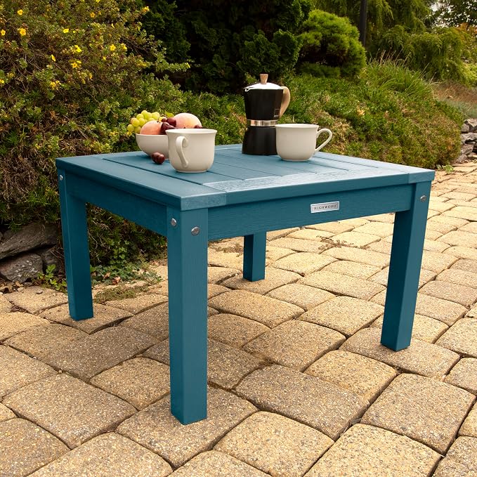 Highwood AD-DSST1-NBE Adirondack Side Table, Nantucket Blue