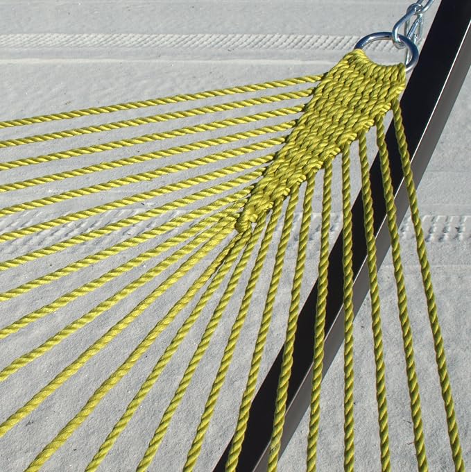 Double Caribbean Hammock - Soft-Spun Polyester - 48 inch (Olive)