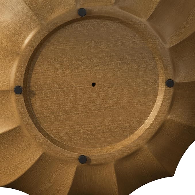 35.43" Round Outdoor Coffee Table, Durable MgO Cement Design – Waterproof for Patio, Garden & Living Room, Stylish & Low-Maintenance (Natural-12-35.43")