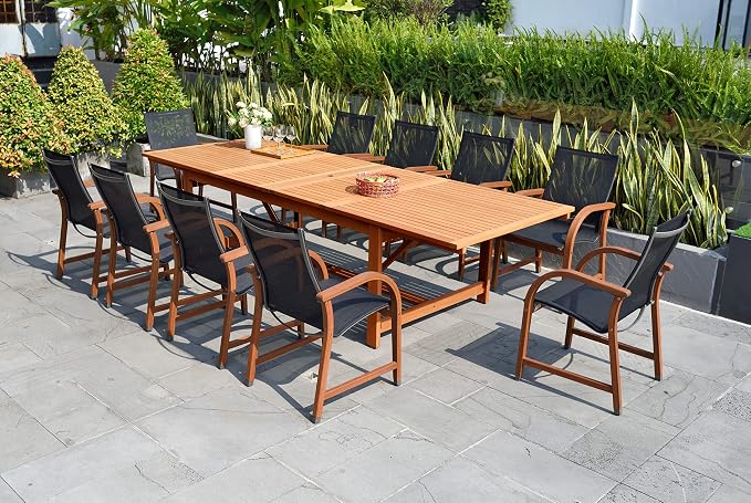 Amazonia 7-Piece Eucalyptus Oval Dining Set