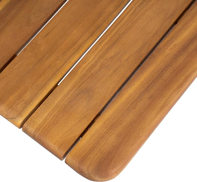 Christopher Knight Home Canape Acacia Wood Outdoor Coffee Table, Modern Coffee Table for Patio Furniture Set, Weather-Resistant Wood Coffee Table with Slat Panel Design, Teak