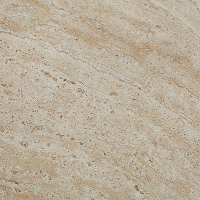 Outdoor Side Table Faux Marble End Table Faux Stone Side Tables Travertine Small Coffee Tables for Indoor Outdoor, Garden Stool Plant Stand for Porch, Backyard Patio, 15"*15"*16.75"-Beige
