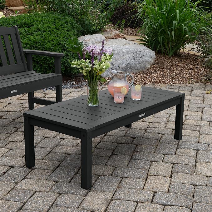 highwood AD-DSCT1-BKE Adirondack Coffee Table, Black