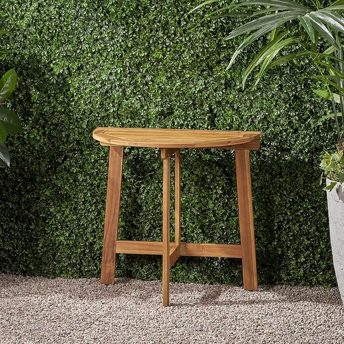 Great Deal Furniture Bistro Table, Natural Finish