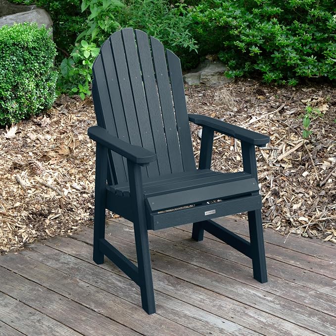 Highwood Hamilton Adirondack 7pc Dining Set, 84" x 42", Dining Height, Federal Blue