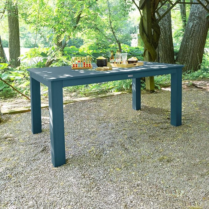 highwood Lehigh and Weatherly Rectangular Counter Height Dining Table, 42 x 72, Nantucket Blue
