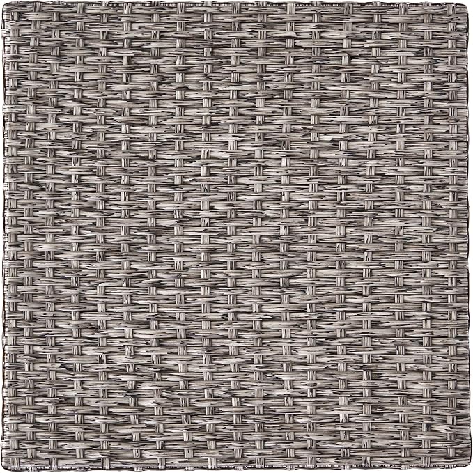 Christopher Knight Home Puerta Outdoor Wicker Side Table, Mixed Black