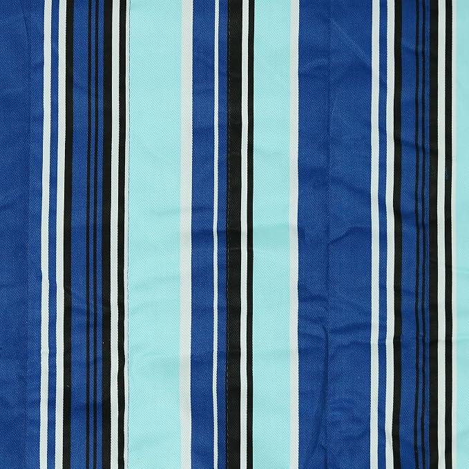 Sunnydaze Quilted Double Hammock with Stand for Outside - 400-Pound Capacity 2-Person Hammock with Stand - 15-Foot Stand - Catalina Beach