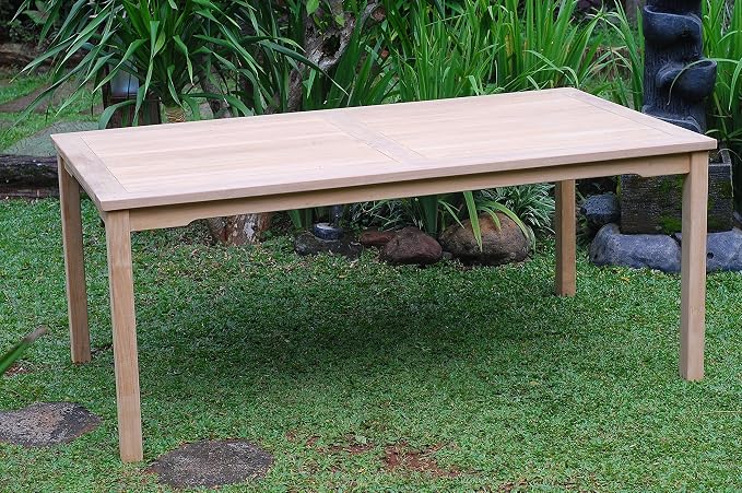 Windsor's Premium Grade A Teak,71"x35" Rectangular Table w/2 59" Benches, Seats 6, 5 Yr Wnty, World's Best Outdoor Furniture, Teak Lasts A Lifetime!