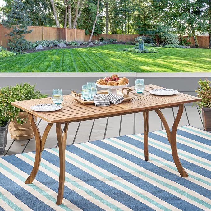 Enjoy outdoor Dining and relaxing with the Christopher Knight Home hermosa Dining Table