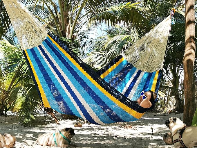 Traditional Mayan Hammock -Cancun Hammock (Small) - Thick Nylon Thread